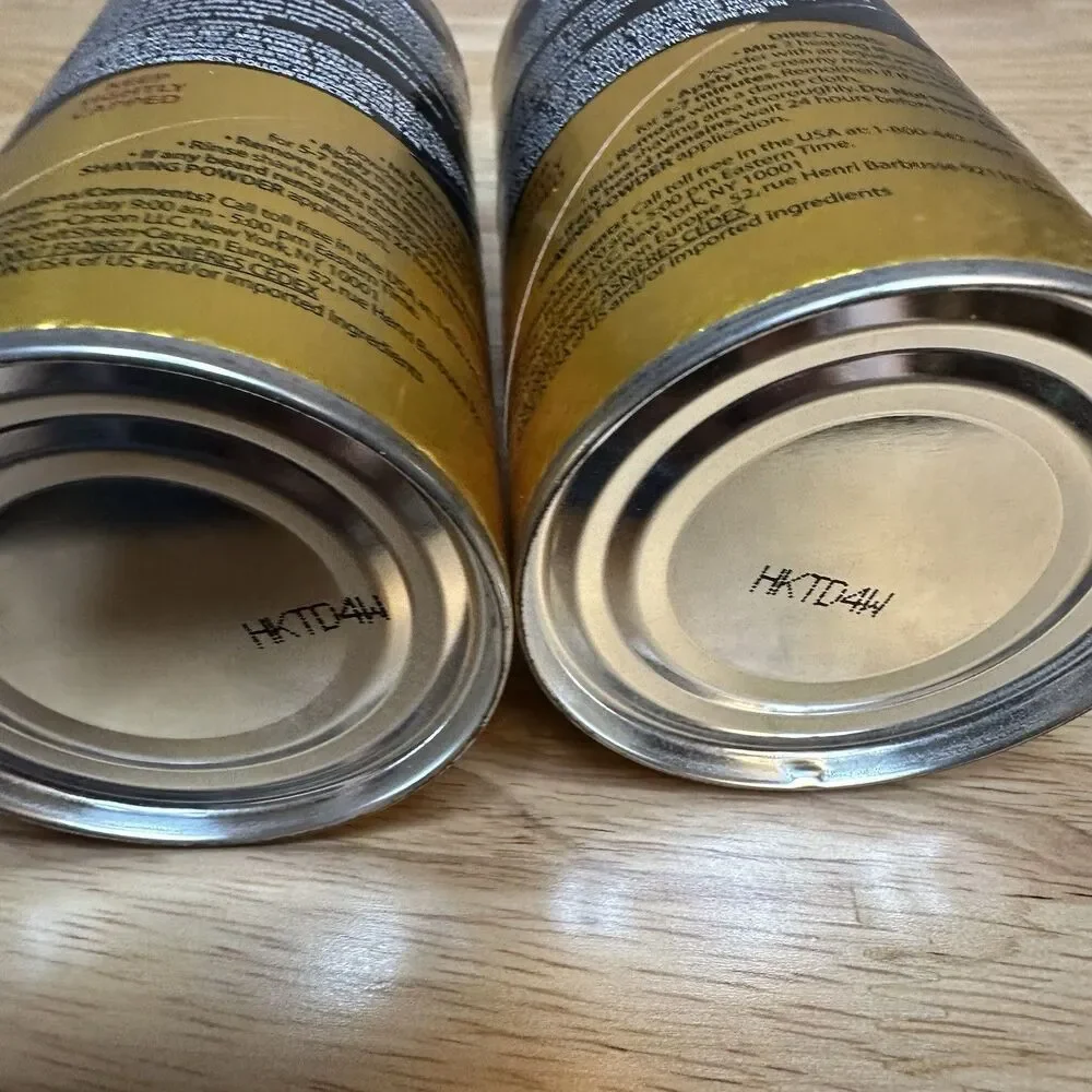 Gold Soft Sheen Carson Magic Shaving Powder 2 Cans 4.5 oz each